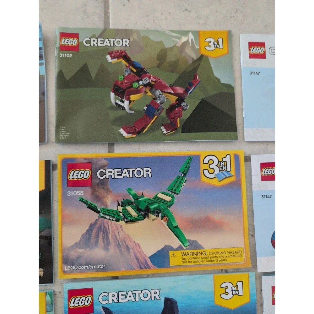 Lego Creator 3 in 1 Lot of 27 INSTRUCTION MANUALS ONLY